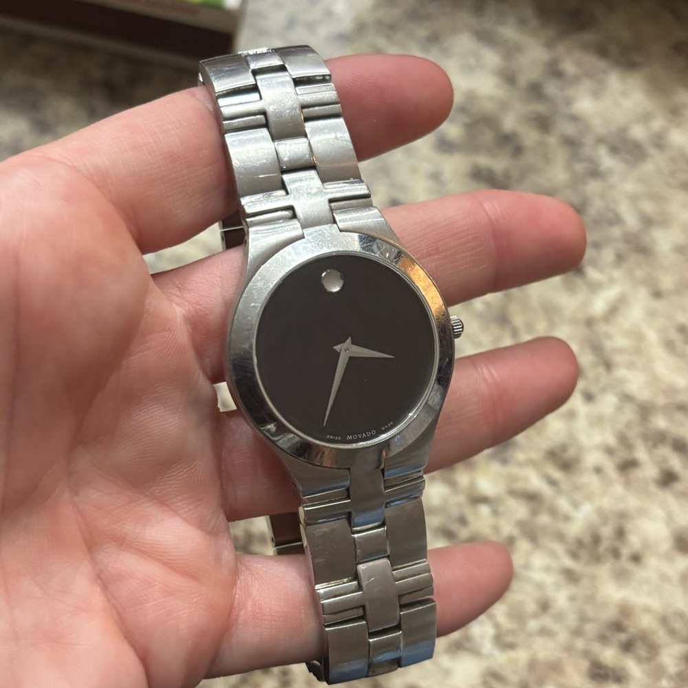 Movado Stainless Steel Watch - Model 84 G2 1899